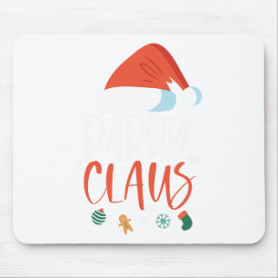 Daddy Claus Funny Familie Weihnachtspaare Santa X Mousepad