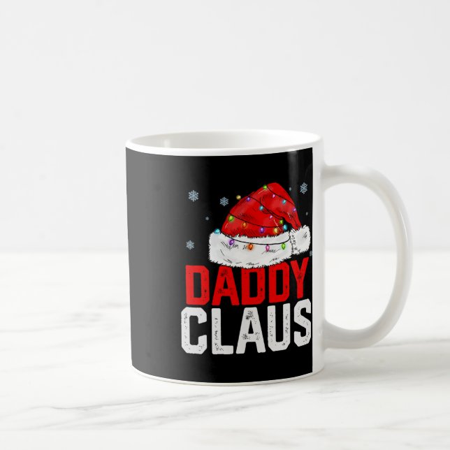 Daddy Claus Funny Xmas Familie Matching Großvater  Kaffeetasse (Rechts)