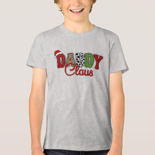 Daddy Claus Kariert Pattern-60095 Tri-Blend Shirt