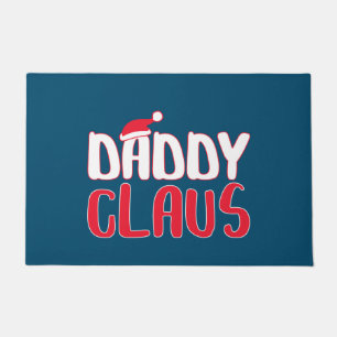 Daddy Claus Matching Weihnachtskostüme Fußmatte