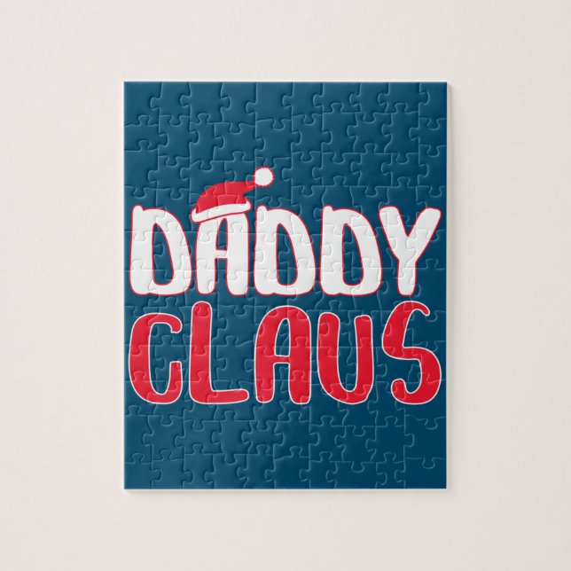 Daddy Claus Matching Weihnachtskostüme Puzzle (Vertikal)