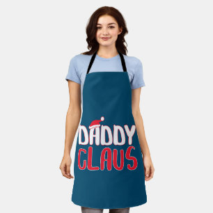 Daddy Claus Matching Weihnachtskostüme Schürze