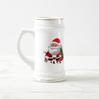 Daddy Claus mit einem Rentier