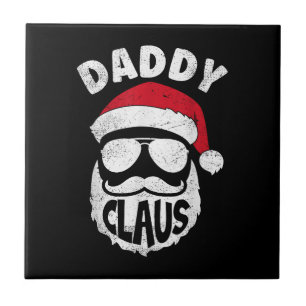 Daddy Claus Santa Claus Funny Christmas Matching P Fliese