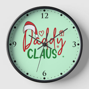 Daddy Claus Weihnachtsdesign Uhr