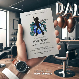 Daddy Cool Disco Dance Vatertag Einladung