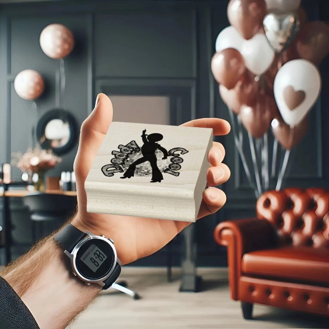 Daddy Cool Disco Dance Vatertag Gummistempel (Von Creator hochgeladen)