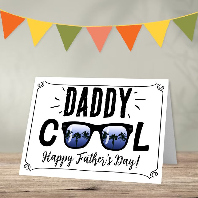 Daddy Cool trendy Sonnenbrille Happy Vatertag Karte (Von Creator hochgeladen)