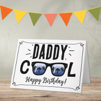 Daddy Cool trendy Sonnenbrillen Happy Birthday