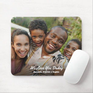 Daddy Custom Foto and Message Mouse Pad Mousepad