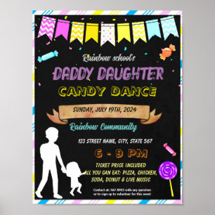 Daddy Daughter Candy Tanzvorführung Poster