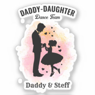 Daddy-Daughter Dance Team (3) T - Shirt Aufkleber