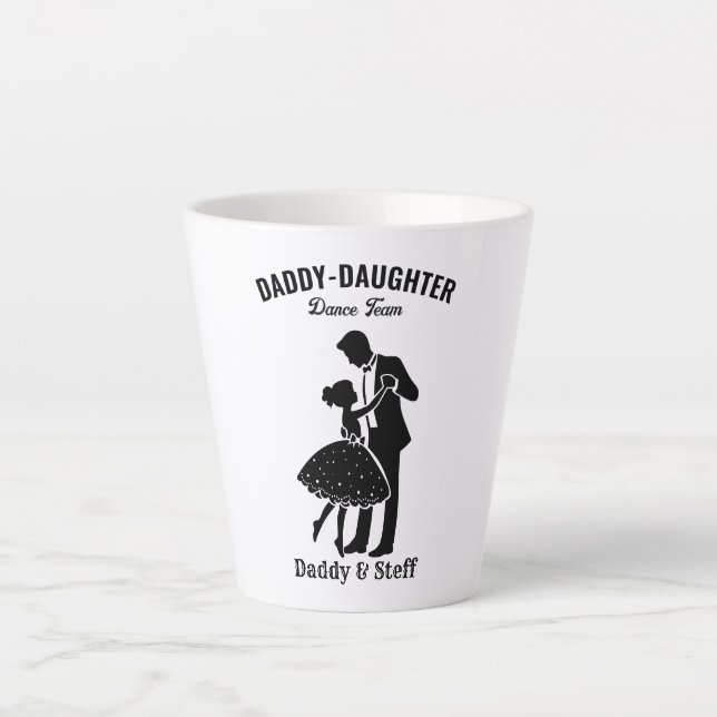 Daddy-Daughter Dance Team (4) T - Shirt Milchtasse (Vorderseite)