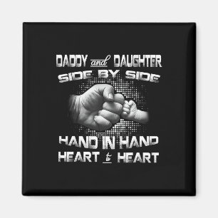 Daddy Daughter Fist Bump Matching Vater&#; s Day Magnet
