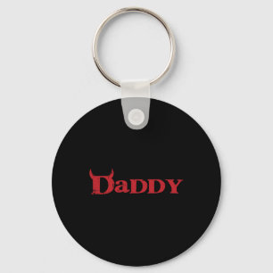 Daddy Devil Horn Lazy Halloween Kostüm Gothic Pap Schlüsselanhänger