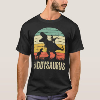 Daddy Dinosaur Daddysaurus 2 Vatertag Für T-Shirt