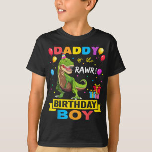 Daddy Dinosaur Funny Niedliche Geburtstag Boy Fami T-Shirt