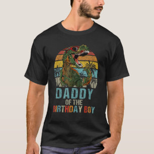 Daddy Dinosaur von der Geburtstagsjunge Matching F T-Shirt