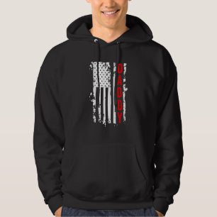 Daddy Distressed Flag Hoodie