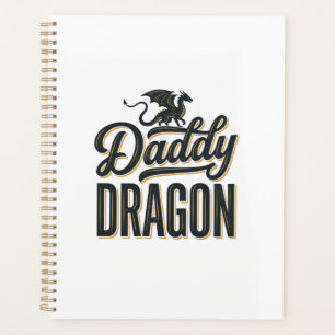 Daddy Dragon Vintage Gravur Shirt Design_1 Planer