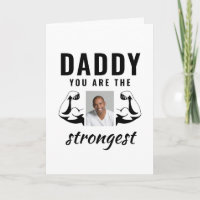 Daddy du bist das stärkste Funny Vater Foto