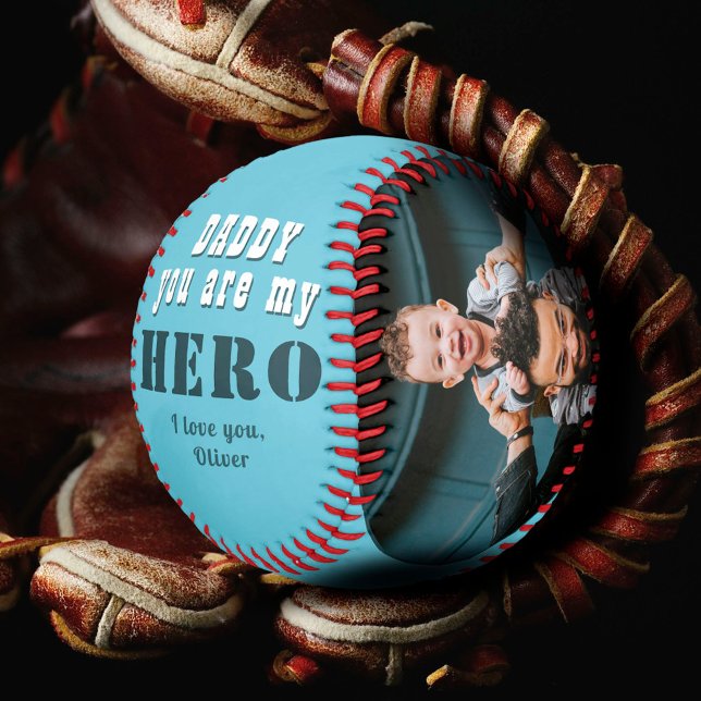 Daddy, du bist mein Helden Vater 2 FotoCollage Baseball (Von Creator hochgeladen)