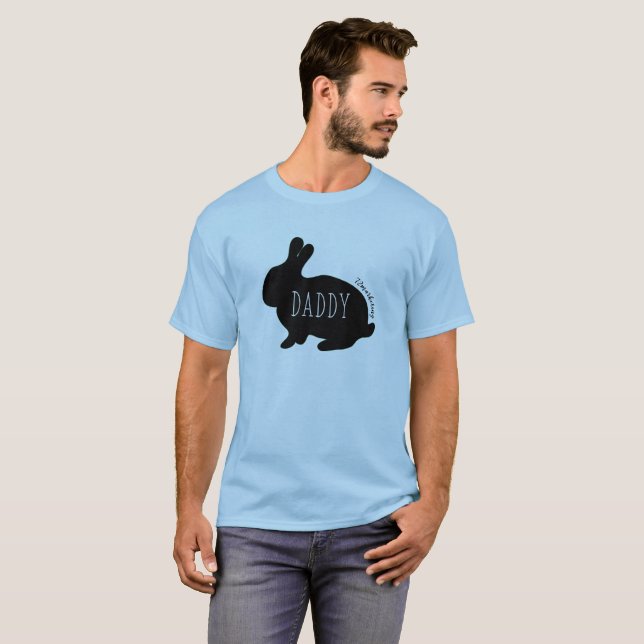 Daddy Easter Rabbit Bunny Spring Shirt Family Dad (Vorne ganz)