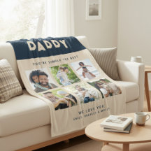 Daddy einfach die beste FotoCollage Personalisiert
