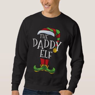 Daddy Elf Familie passt Weihnachten Sweatshirt