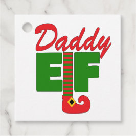 Daddy Elf Geschenkanhänger