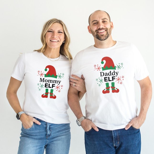 Daddy Elf Men's White Christmas T-Shirt (Von Creator hochgeladen)
