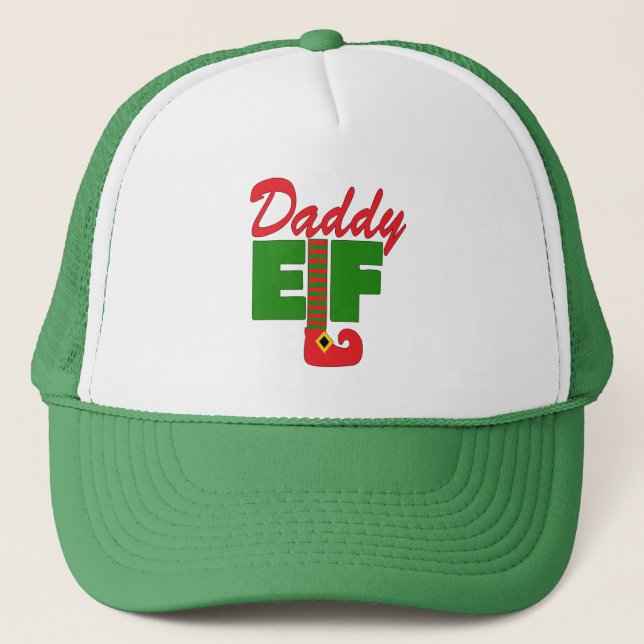 Daddy Elf Truckerkappe (Vorderseite)