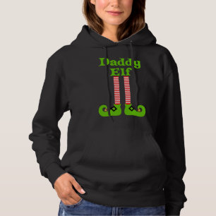 Daddy Elf Weihnachtsfamilie fotografiert Helfer de Hoodie
