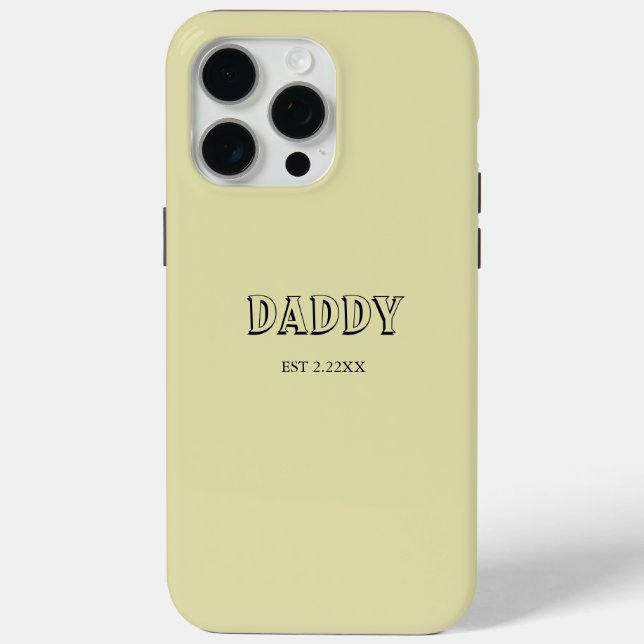 Daddy Est individuelles iPhone / iPad Case (Rückseite)