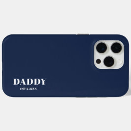 Daddy Est individuelles Navy Blau iPhone / iPad Hü Case-Mate iPhone Hülle