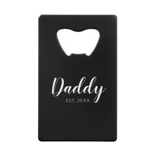Daddy Established schwarz Geldbeutel Flaschenöffner