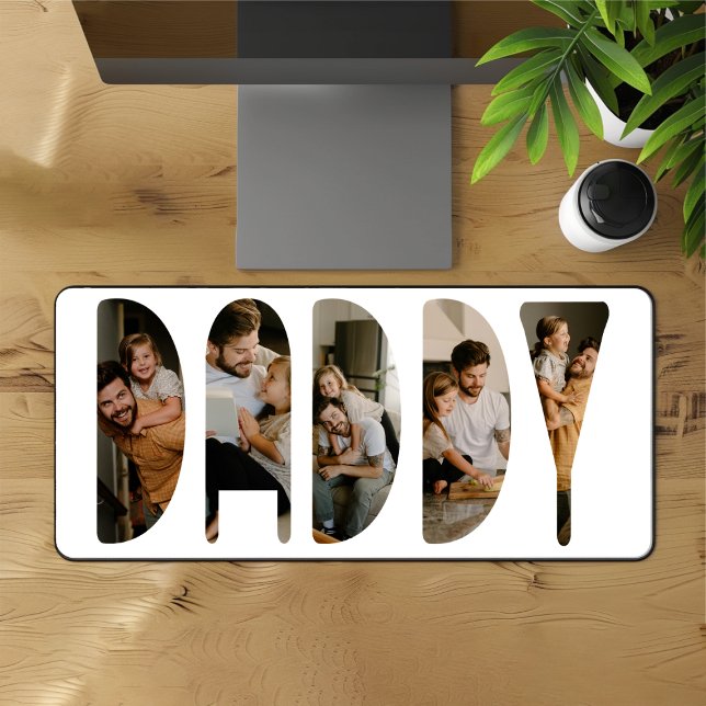 DADDY Foto-Buchstaben Schreibtischunterlage (Von Creator hochgeladen)