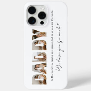 Daddy Foto Collage Message Vatertag Case-Mate iPhone Hülle