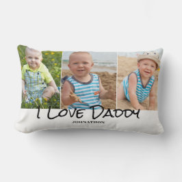 Daddy Foto Collage Vatertag Lendenkissen