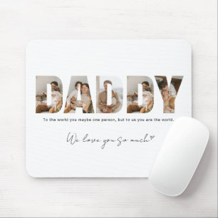 Daddy Foto Collage Vatertag Mousepad