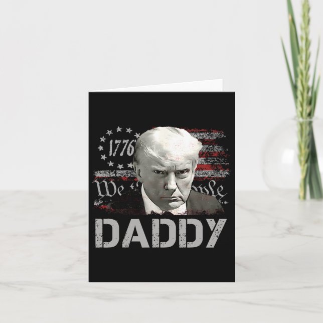 Daddy Funny Daddy Trump Karte (Vorderseite)