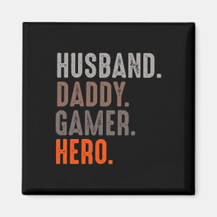Daddy Gamer Hero - Esport Lover - Videospiel Magnet