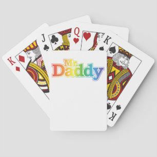 Daddy Gay Pride Spielkarten