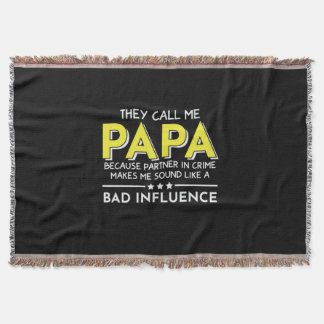 Daddy Geschenk, das sie mich Papas nennen Decke