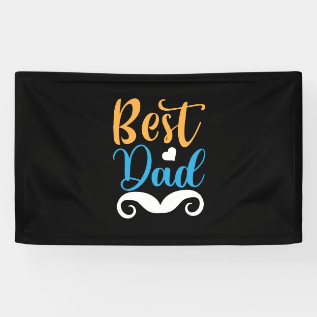Daddy Gift Best Vater Banner (Horizontal)