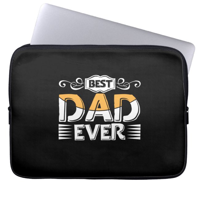 Daddy Gift Bester Vater je Laptopschutzhülle (Vorderseite)