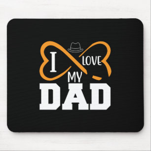 Daddy Gift I Liebe Vater Mousepad