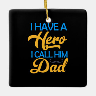 Daddy Gift Ich nenne ihn Vater Keramikornament
