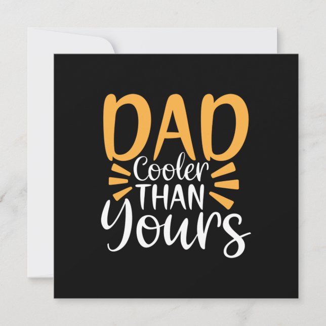 Daddy gift meinem Vater Cooler als deiner Einladung (Vorderseite)