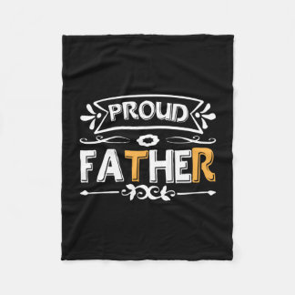 Daddy Gift Proud Vater Fleecedecke